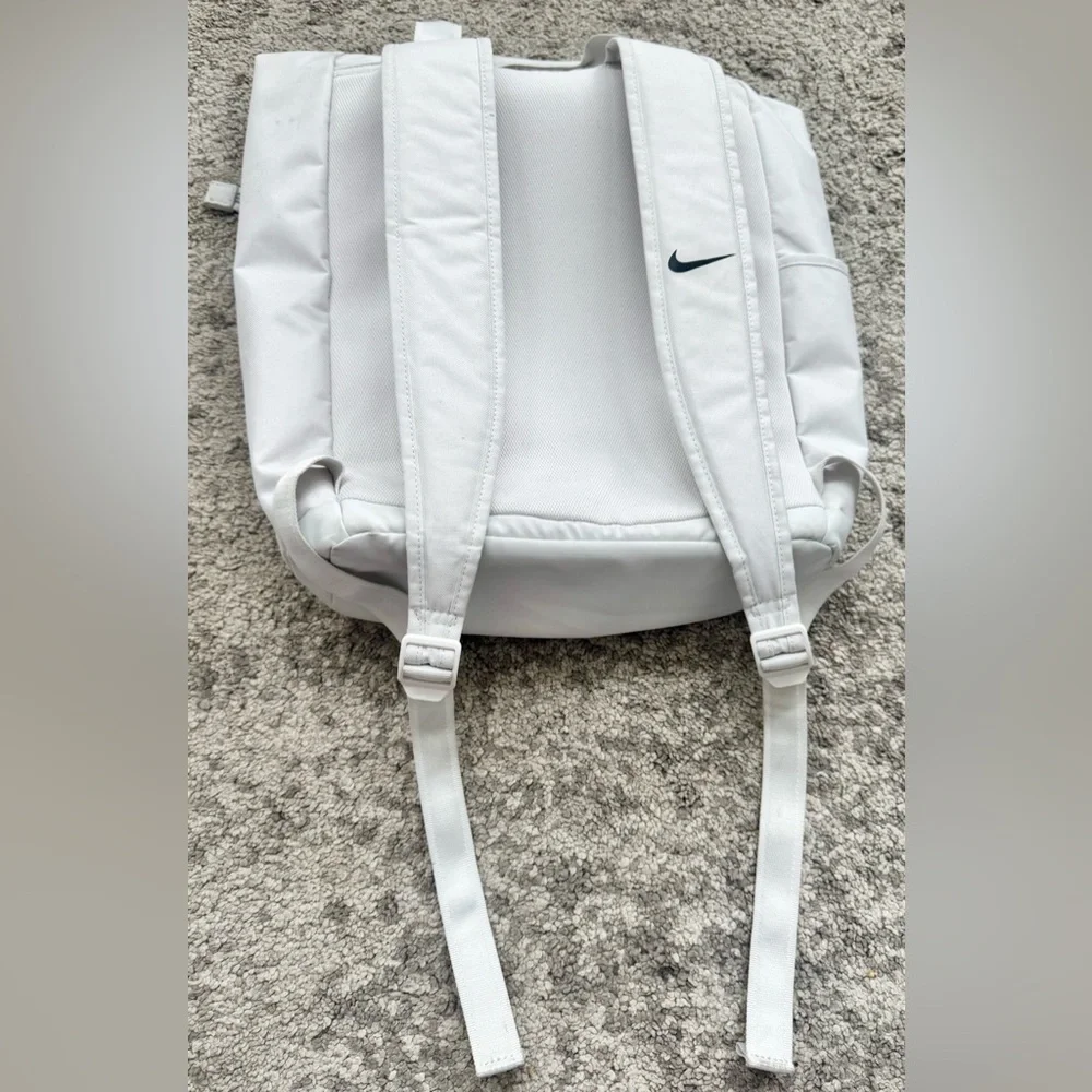 Nike Roll Top Backpack White Neon Just Do It Bag